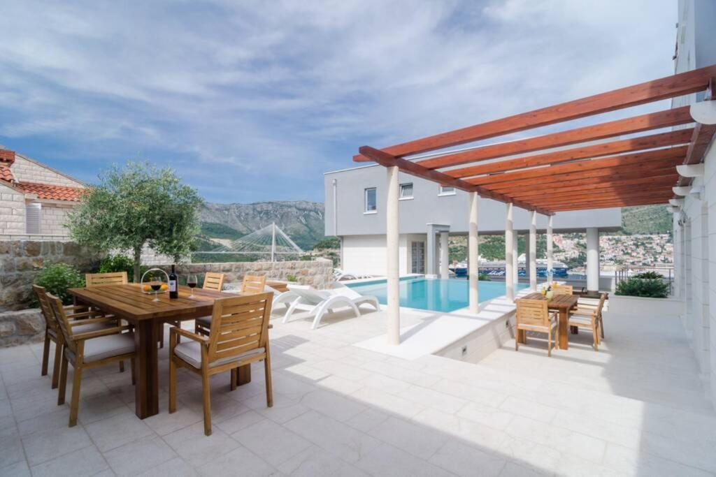 Modern Villa With Swimming Pool - Penthouse Дубровник Екстер'єр фото
