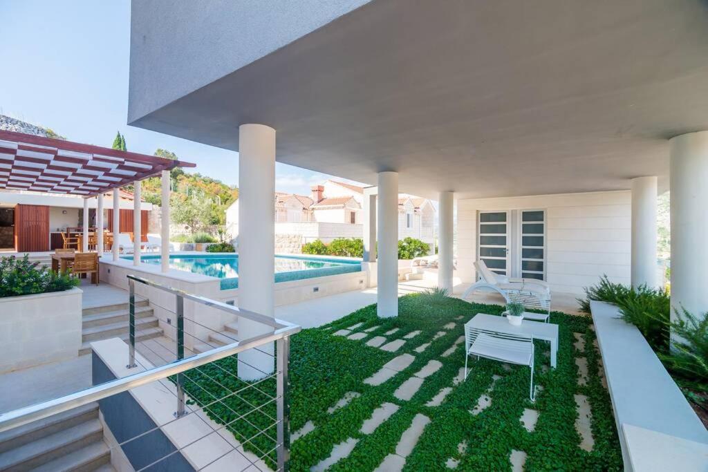 Modern Villa With Swimming Pool - Penthouse Дубровник Екстер'єр фото